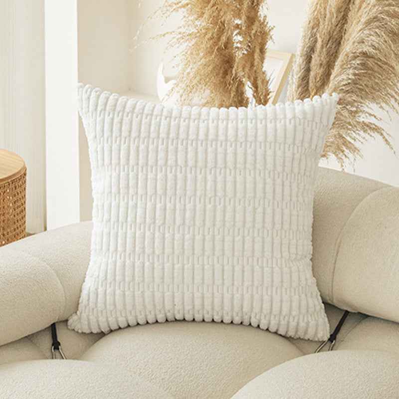 Soft Boho Striped Corduroy Pillow Cover