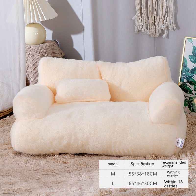Luxury Plush Pet Sofa Bed