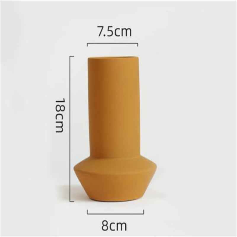 Nordic Morandi Ceramic Vase