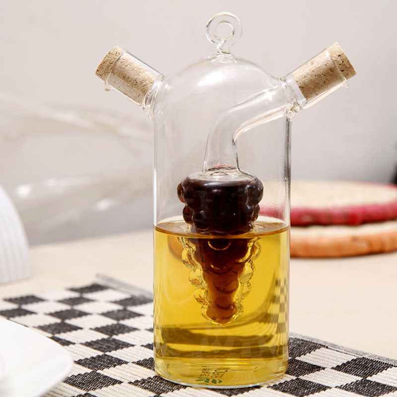 2-in-1 Glass Oil & Vinegar Bottle