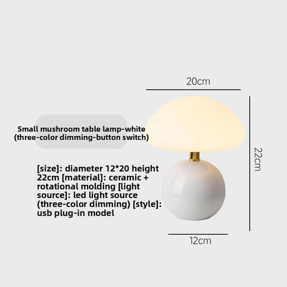 Nordic Mushroom LED Table Lamp