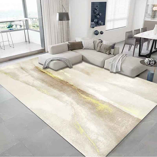 Modern Abstract Art Rug – Minimalist Living Room & Bedroom Decor
