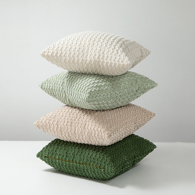 Textured Corduroy Throw Pillow Cover